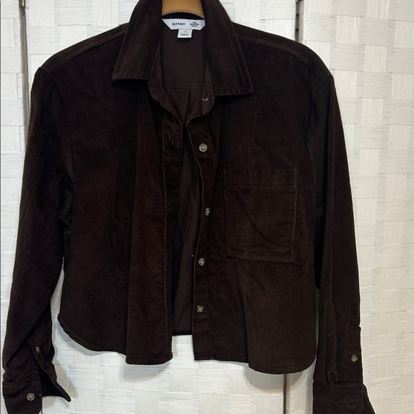 Old Navy Brown Corduroy Button-Up Jacket - Picture 8 of 8